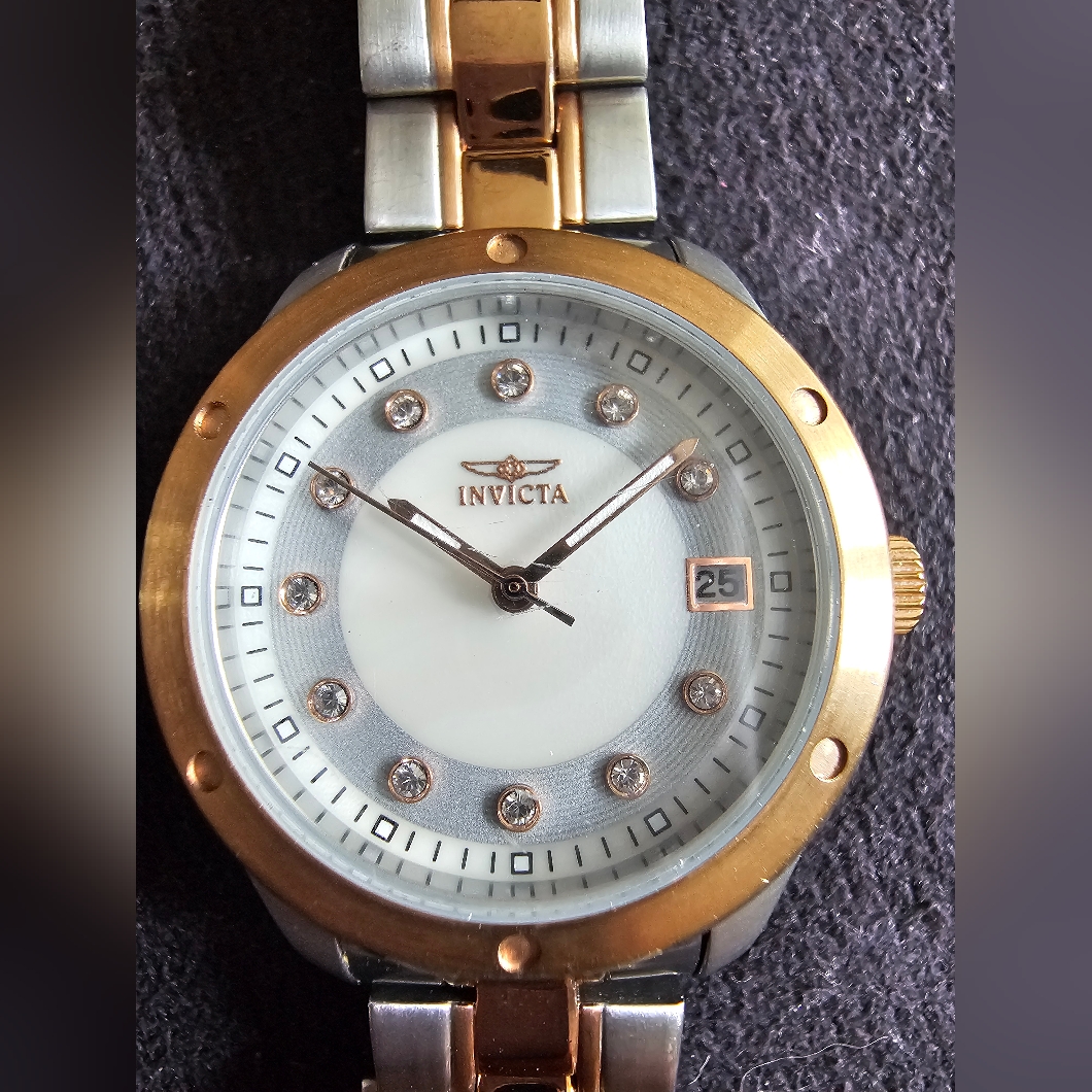 Invicta Ladies Gold And Silver Wild Flower Collection Watch